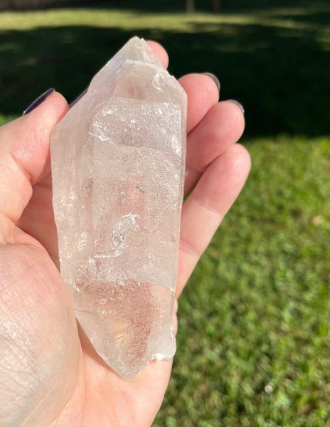 Large Lemurian Crystal Point 4.5 inches 7.8 oz A Quality