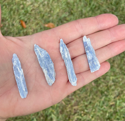 Blue Kyantite Blades Crystals