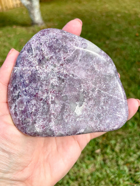 Lepidolite Free Form Crystal 1 pound 7 ounces