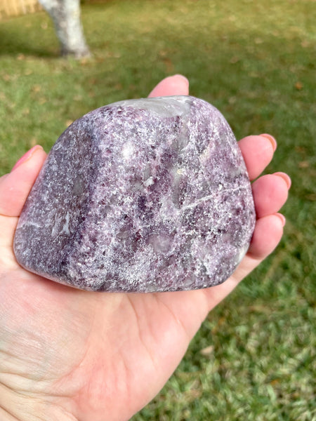 Lepidolite Free Form Crystal 1 pound 7 ounces