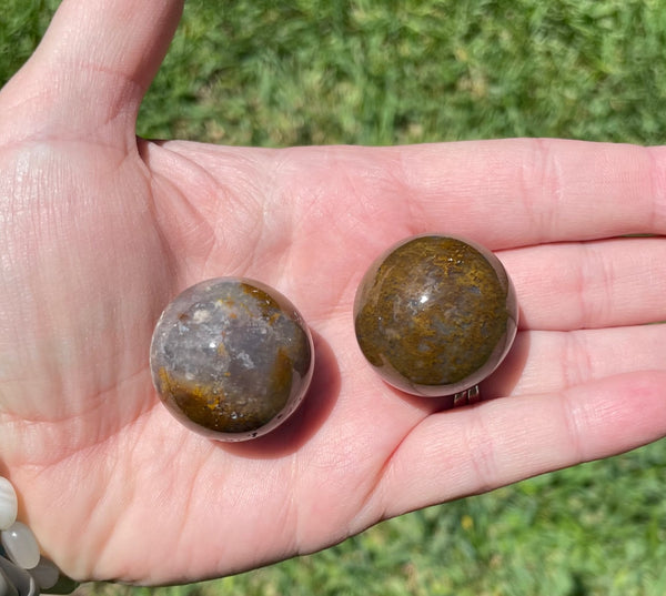 Ocean Jasper Small Sphere With Stand