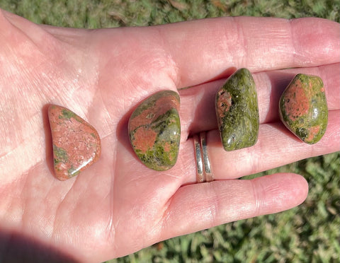 Unakite Tumbled Crystal