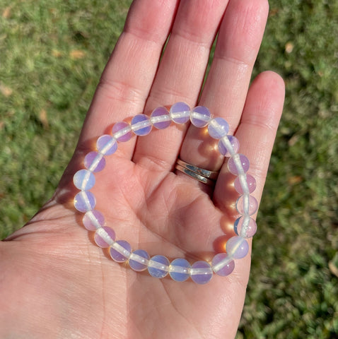 Opalite Crystal Elastic Bracelet