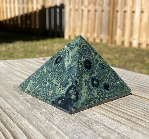 Large 1.2 Pound Kambaba Jasper Pyramid SALE IMPERFECT