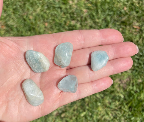 Aquamarine Tumbled Crystal