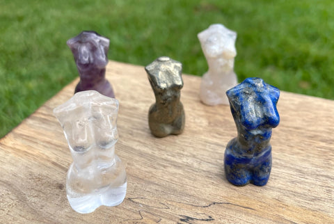 Goddess Body Mini Crystal Carving