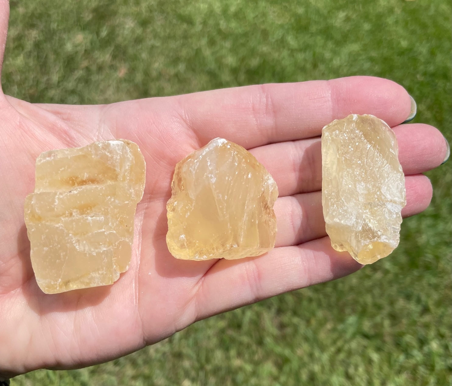 Raw Lemon Calcite Crystal
