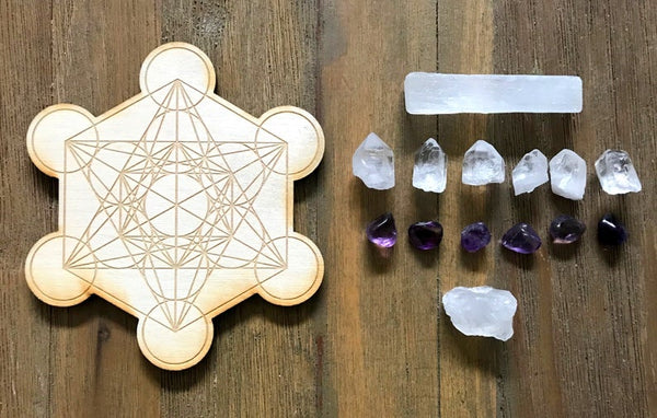 Peace Meditation Alignment Crystal Grid Kit