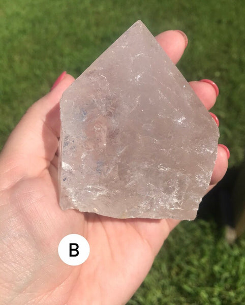 Clear Quartz Crystal Polished Point